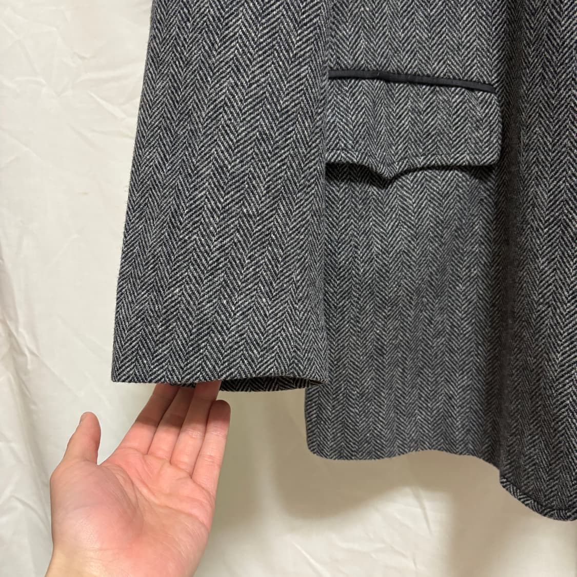 펜들턴 버진 울 헤링본 웨스턴 파이핑 자켓 / 그레이, XL 상품이미지6