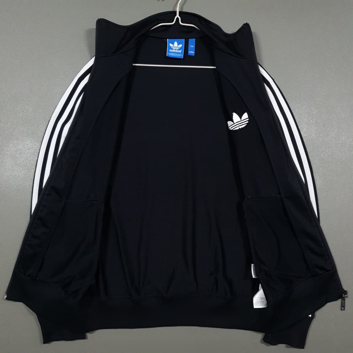 M (95) 아디다스 유로파 파이어버드 트랙탑 져지 자켓 블랙 y2k 상품이미지7