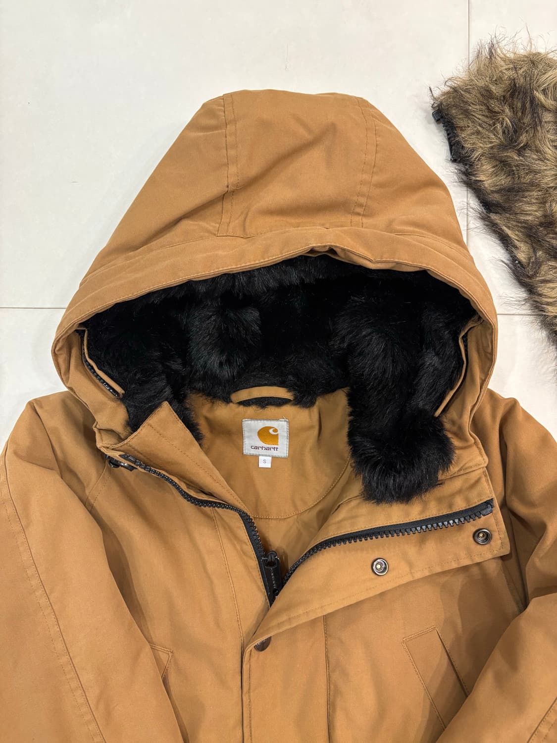 칼하트 트래퍼 파카 S 상품이미지2