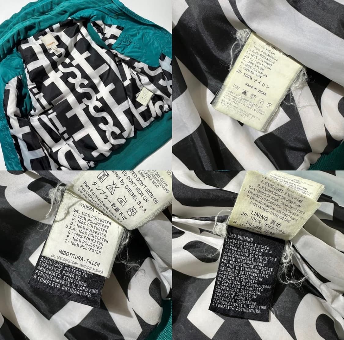 디젤 Y2K 구스다운 패딩 베스트  상품이미지10