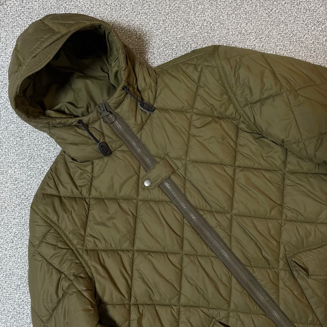 Barbour 바버 퀄팅 자켓 남성용 L 상품이미지5