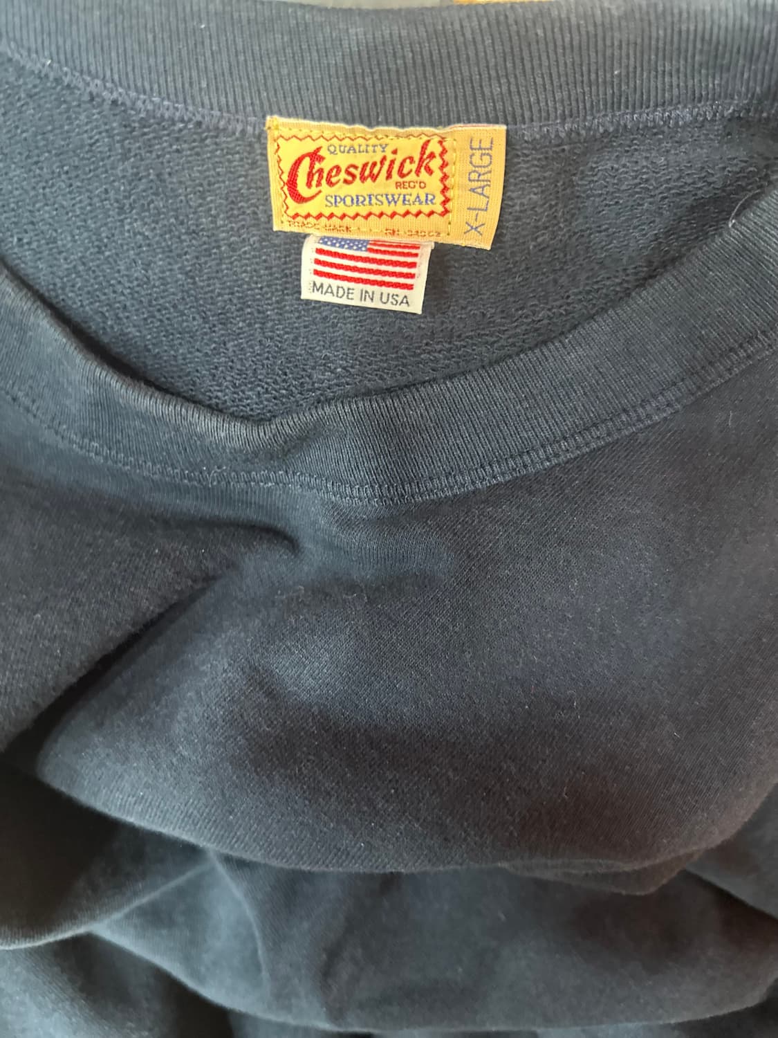 체스윅 u.s.a  스웻맨투맨  xl사이즈 상품이미지3