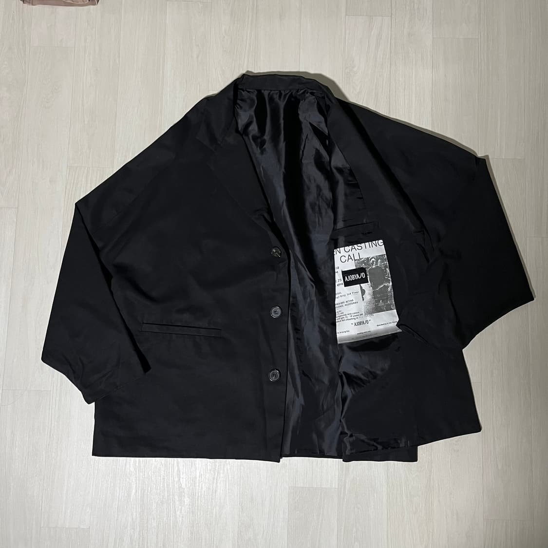 AJOBYAJO . 아조바이아조 배트윙 오버 블레이저 상품이미지2