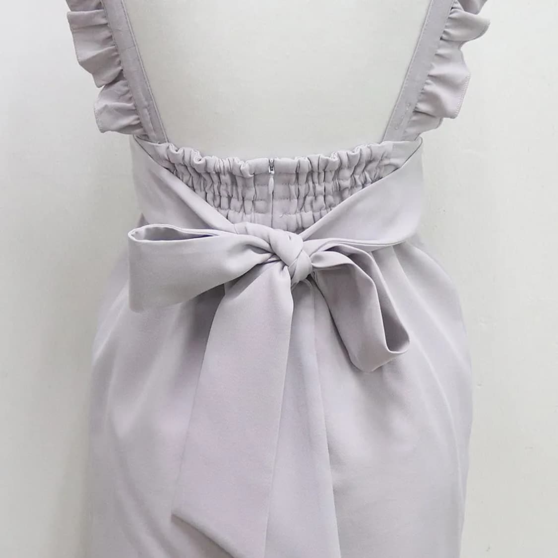 EVELYN 프릴 밴딩 뷔스티에 원피스 62357 상품이미지8