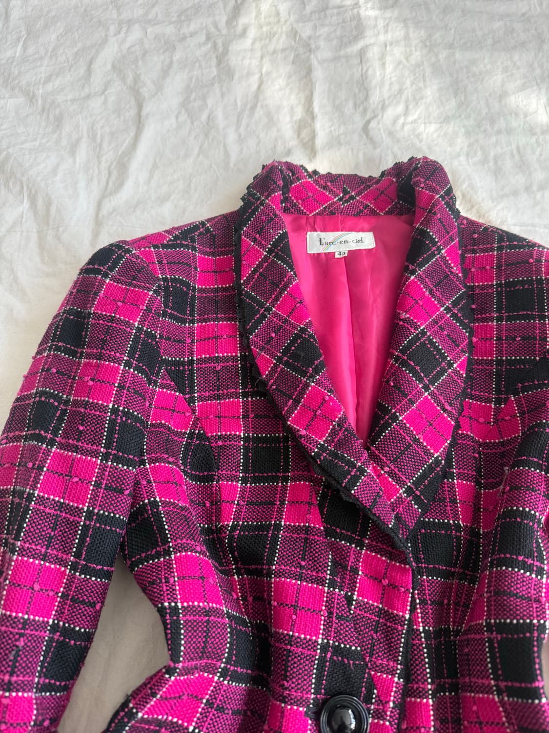 갸루펑크 나나펑크 트위드 자켓 상품이미지3