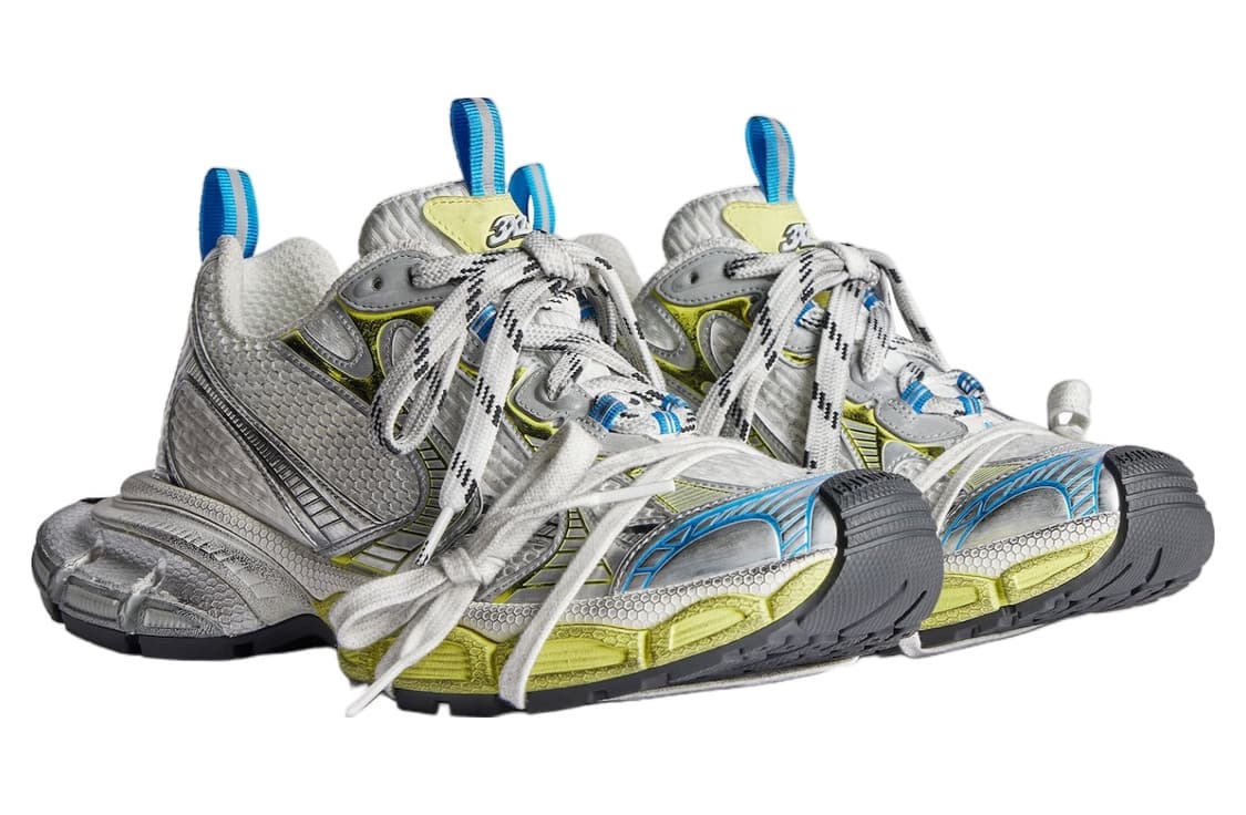 발렌시아가 3XL 스니커즈 36 사이즈 화이트 옐로우 블루 상품이미지1