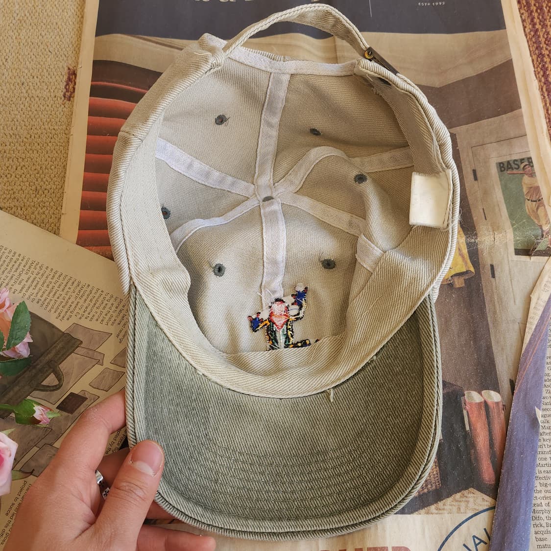 90s 빈티지 모자 애니멀 캡모자 트러커캡 미국 빈티지 독화살개구리 상품이미지6