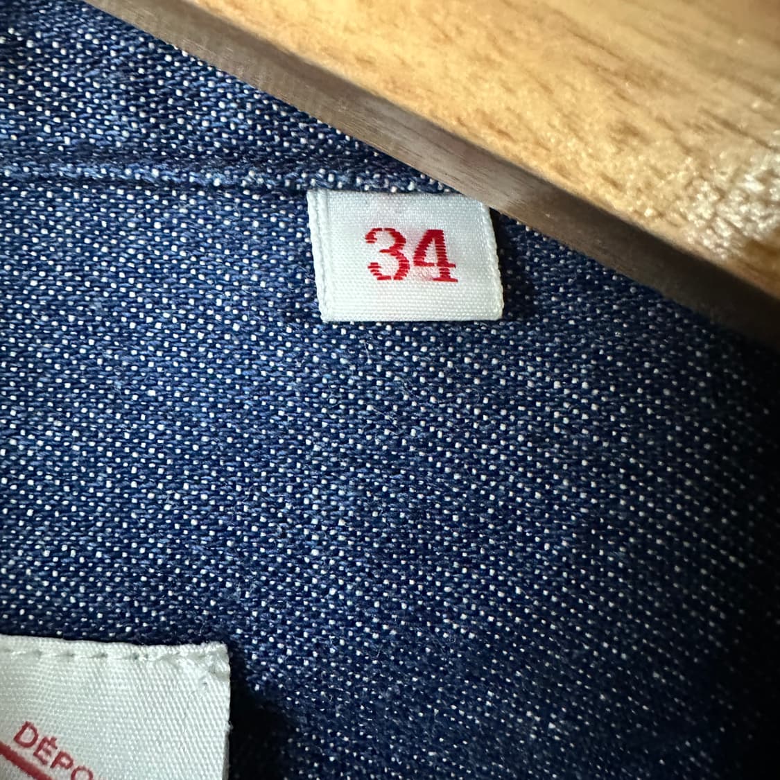 단톤 데님 셔츠 상품이미지3