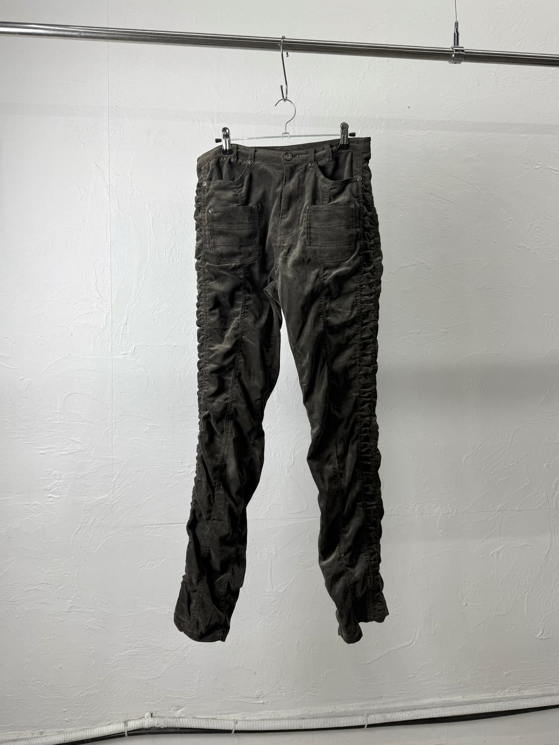 Carouge 셔링 코듀로이 팬츠 상품이미지2