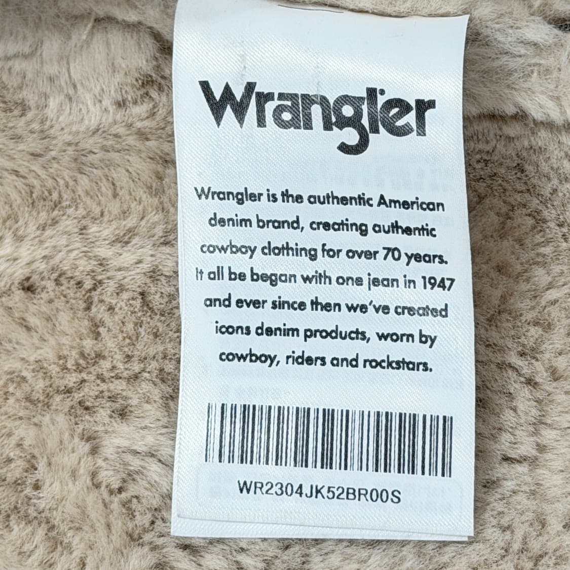 랭글러 브라운 우먼 하이넥 롱 무스탕 자켓 S 상품이미지7