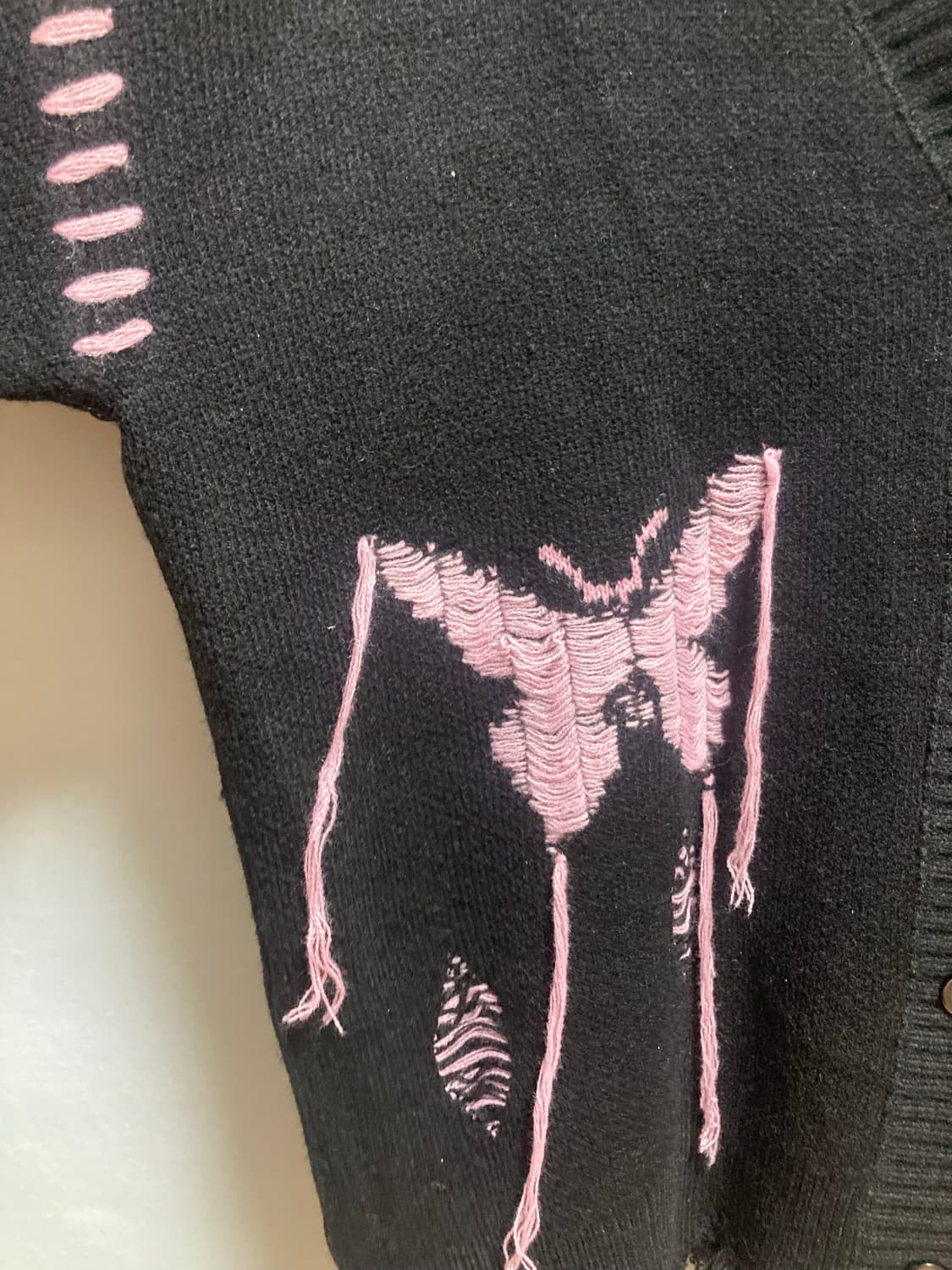 Y2K 나비롱가디건 - butterfly long cardigan 상품이미지2