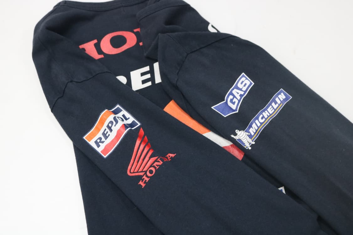 GAS 가스 x 혼다 레이싱 렙솔 빈티지 롱슬리브 티셔츠 (L) 상품이미지4