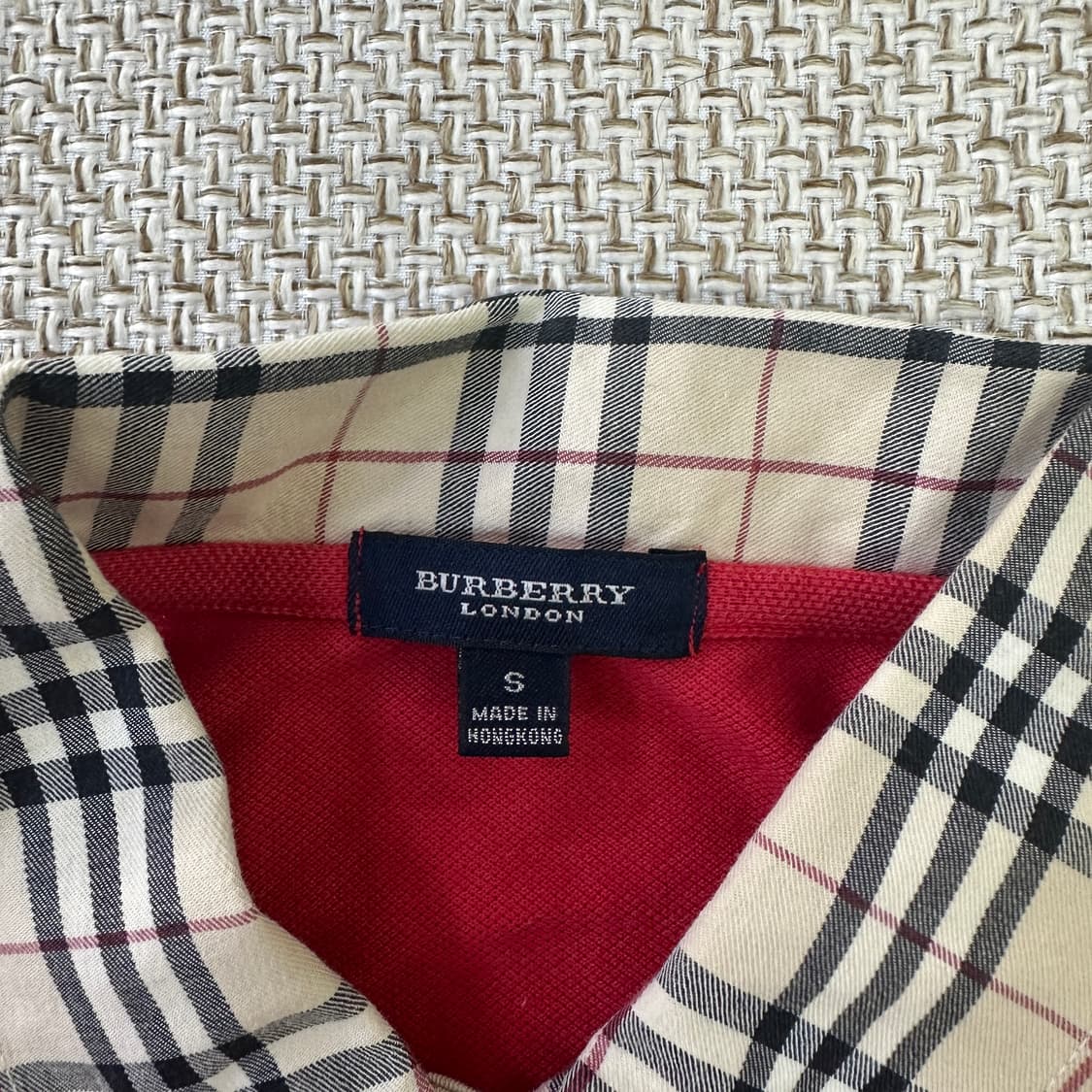 S 카라 체크 반팔 카라 티셔츠 0327D 상품이미지2