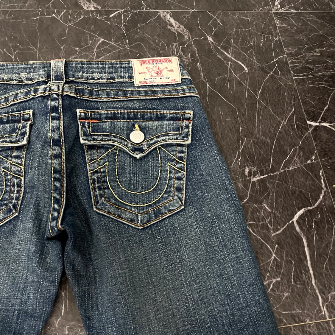 (새상품) 27in 트루릴리전 빌리 웨스턴 데님 팬츠 상품이미지8