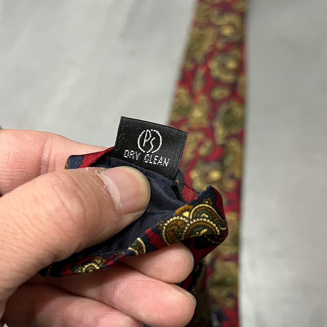  버버리 페이즐리 패턴 실크 넥타이 y15100 상품이미지5