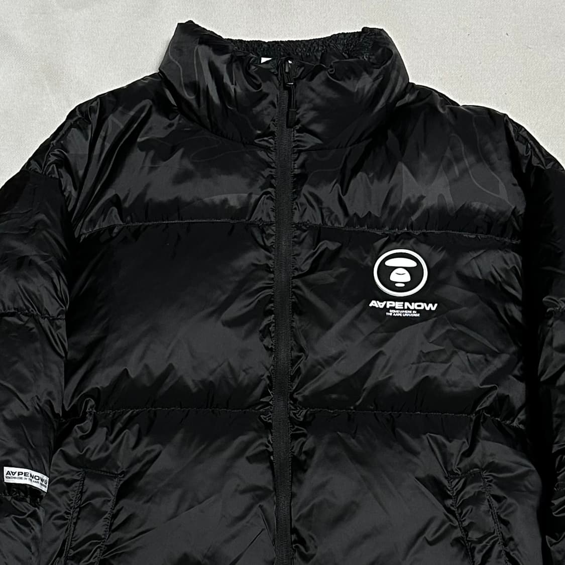 L BAPE 에이프 나우 블랙 다운 패딩 상품이미지1