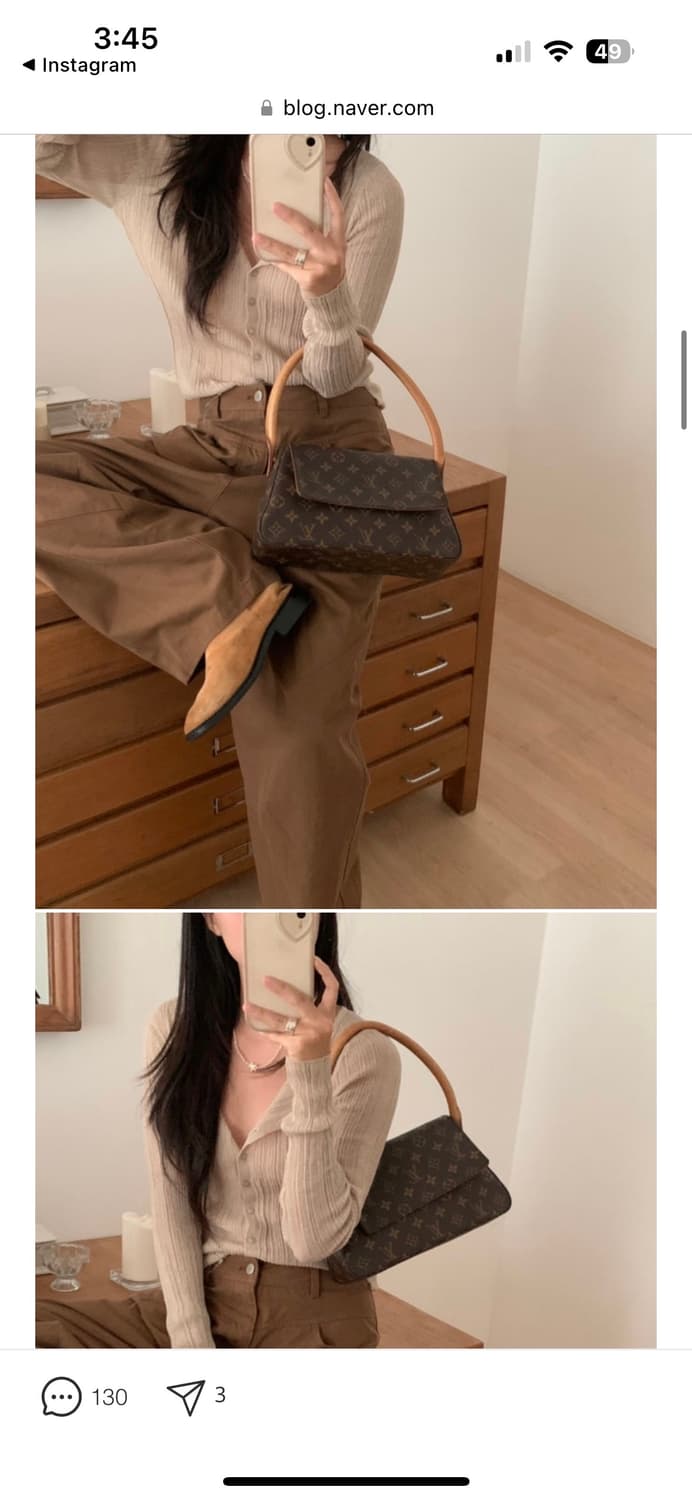 빈티지 루이비통 루핑 pm 판매 상품이미지2