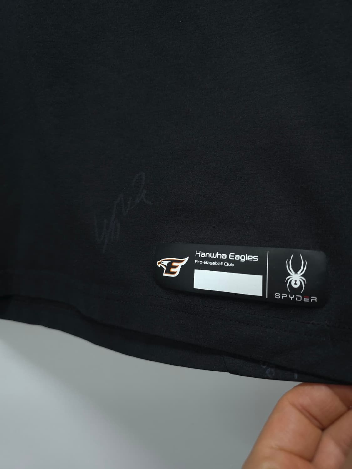 ​스파이더 x 한화이글스 콜라보 로고 연습용 반팔 티셔츠 (XL) 상품이미지7