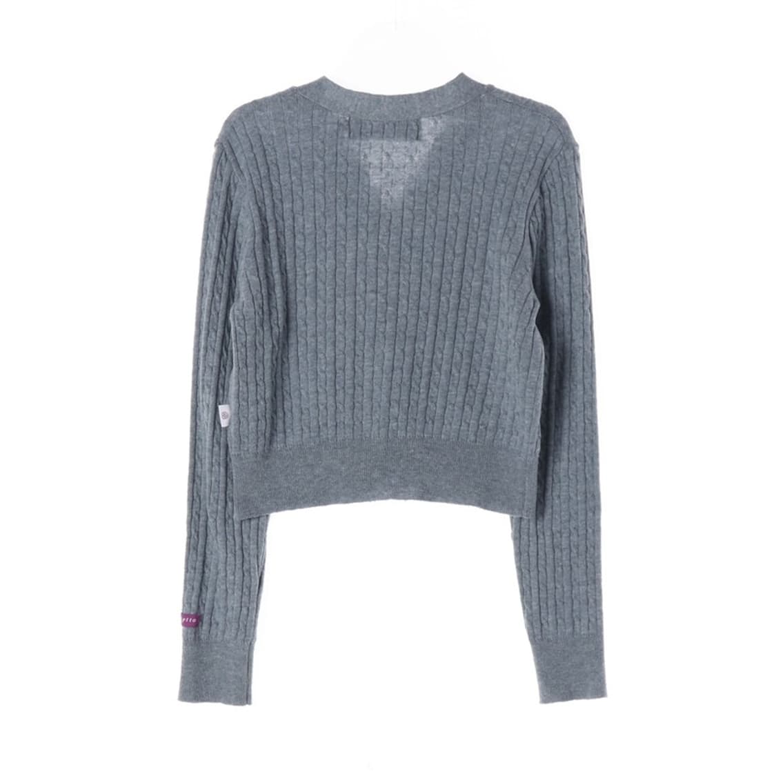 로맨틱크라운 x 타게토 콜라보 케이블 니트 가디건 F 상품이미지2