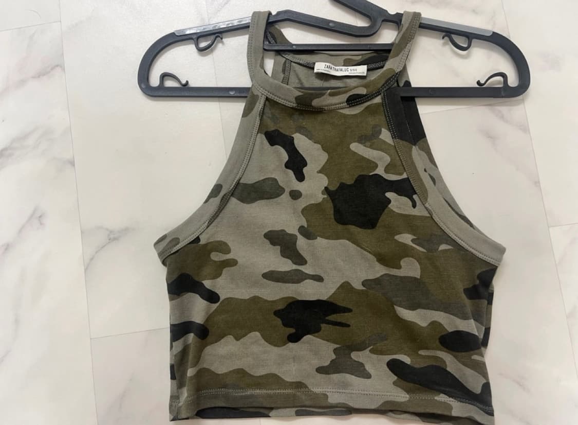 자라 카모홀터넥 상품이미지1