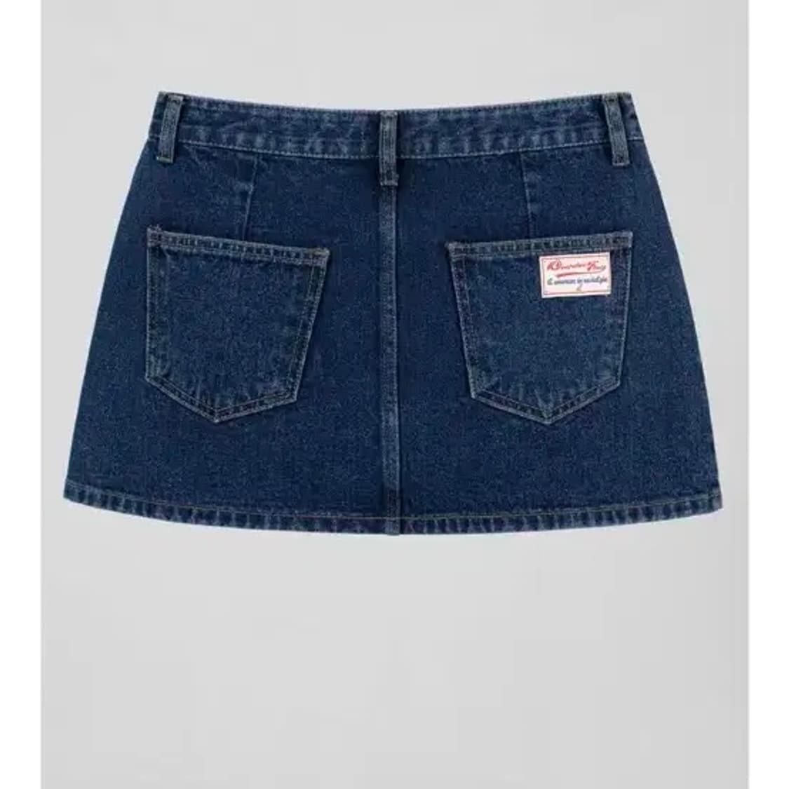 오버듀플레어 미니 데님 스커트 청치마 90s 새상품 상품이미지2