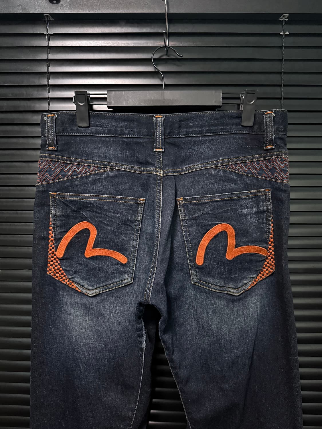 에비수 중청 데님 워싱 워시드 일자핏 30 청바지 에스닉 웨스턴 일본 상품이미지1