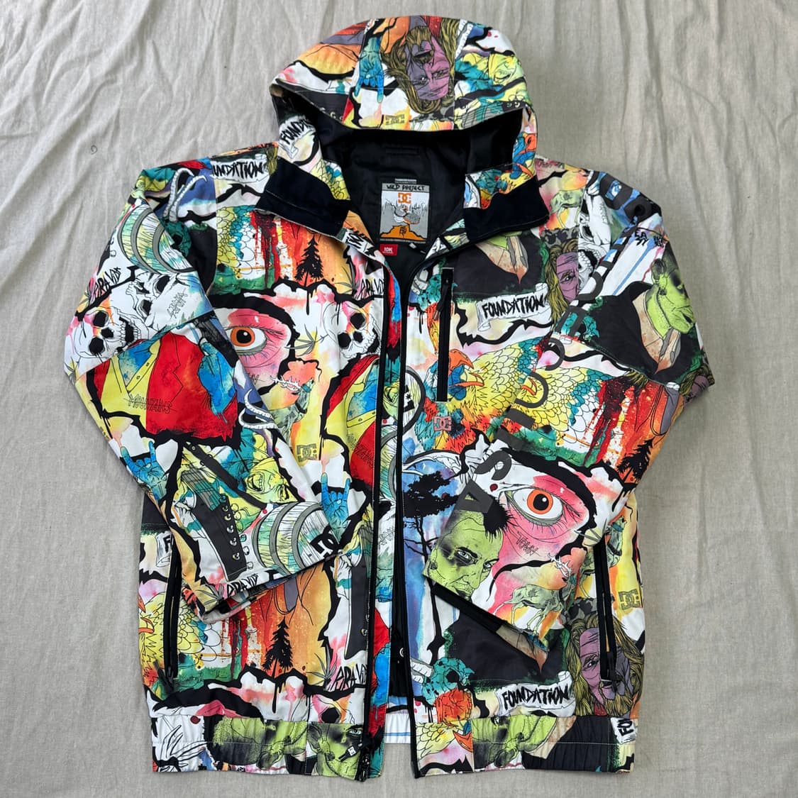 DC 그래피티 투웨이 후드점퍼 M 상품이미지1