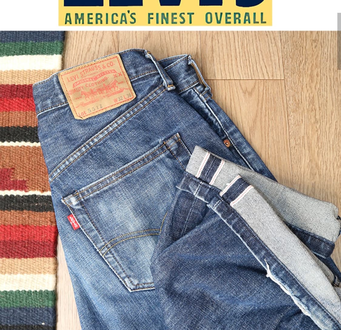 
일본판 90S LEVIS 리바이스 LVC 551ZXX 셀비지 데님 31 상품이미지1