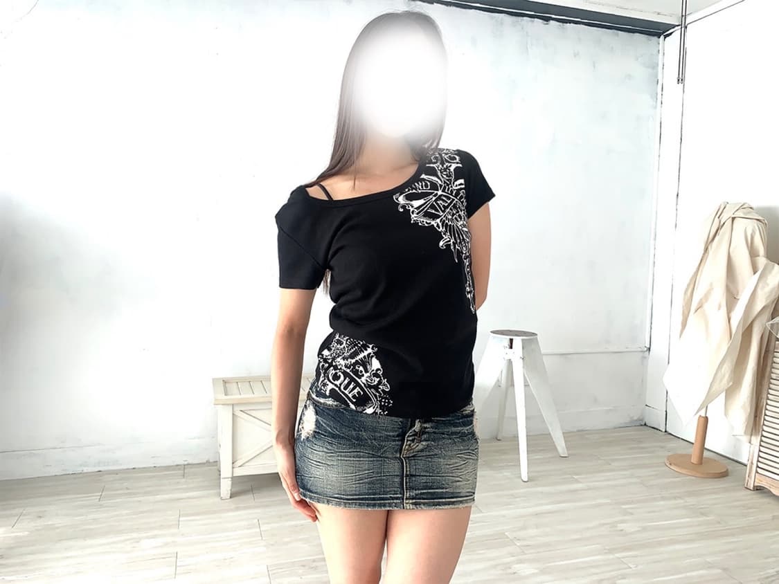 Glitz print hooded short-sleeve top 상품이미지9