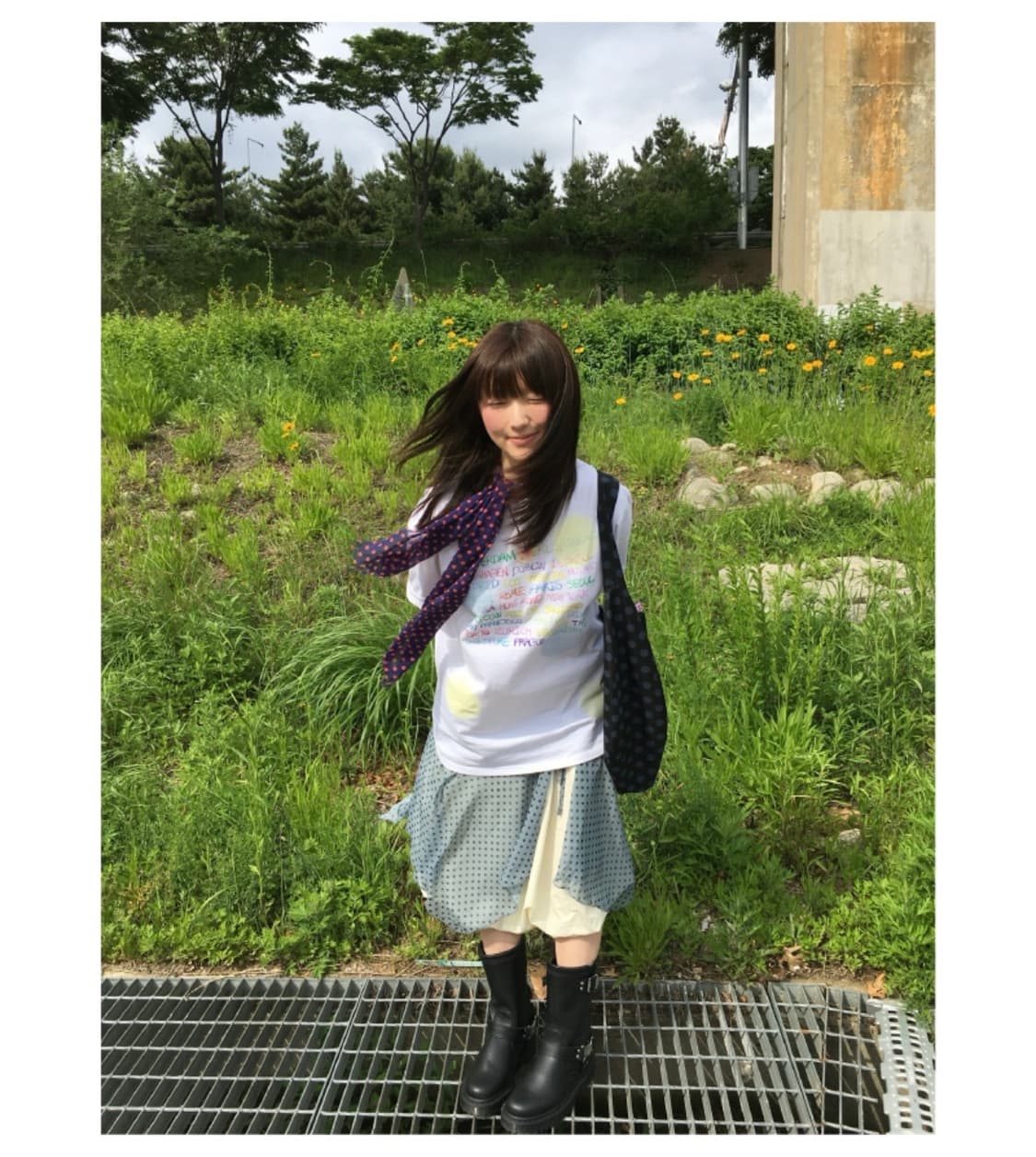 (택O새제품) 더뮤지엄비지터 시티 드로잉 그래픽 티셔츠 화이트 L 상품이미지7