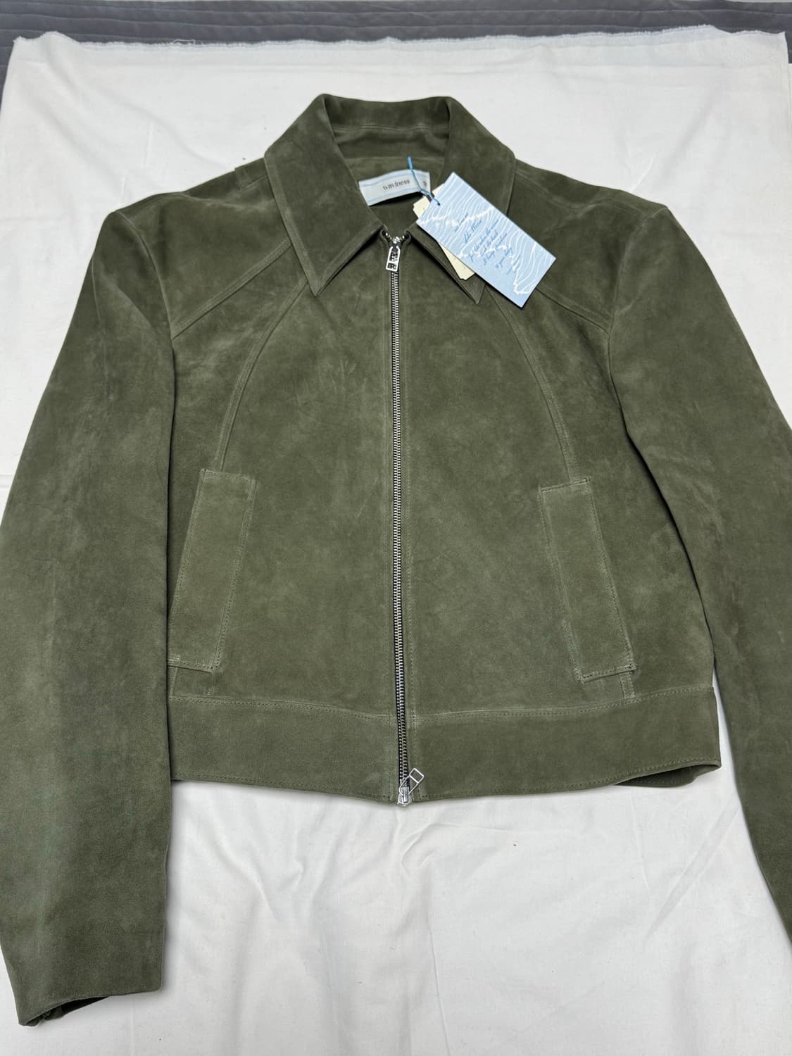 웨이비니스 / 써지 크롭 스웨이드 (그린) / 2 상품이미지2