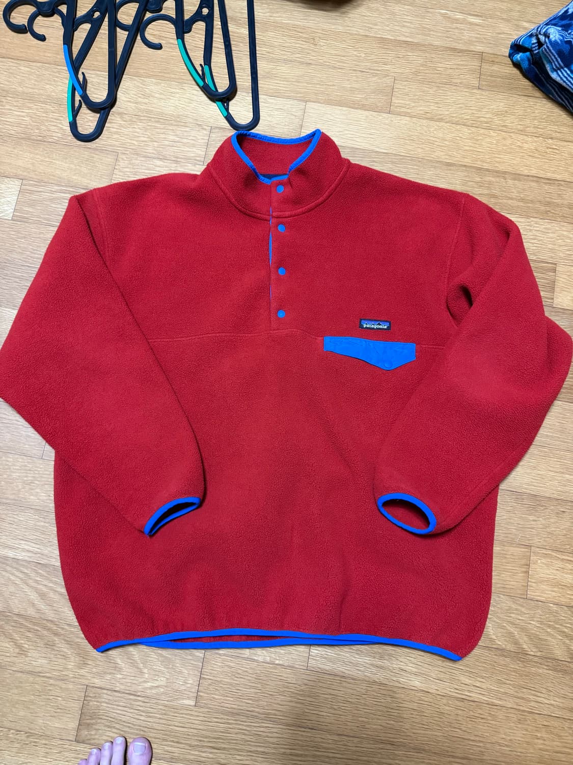 XL 파타고니아 신칠라 레드 포켓 블루 상품이미지1