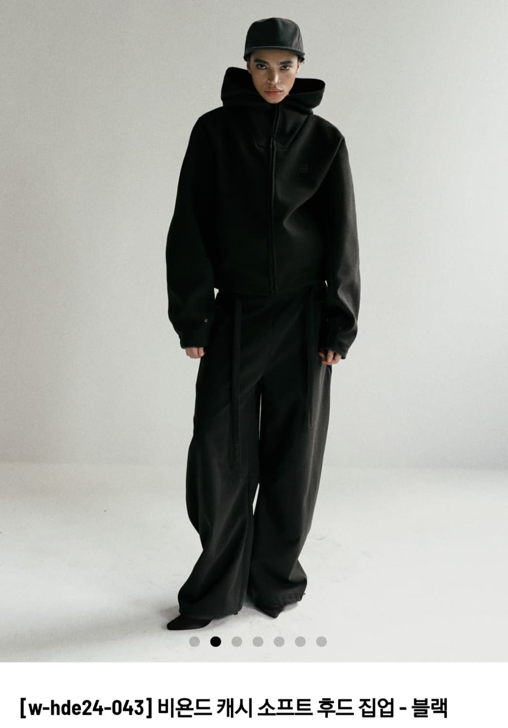 (새상품) 배드블러드 비욘드 캐시 후드집업 블랙 상품이미지3