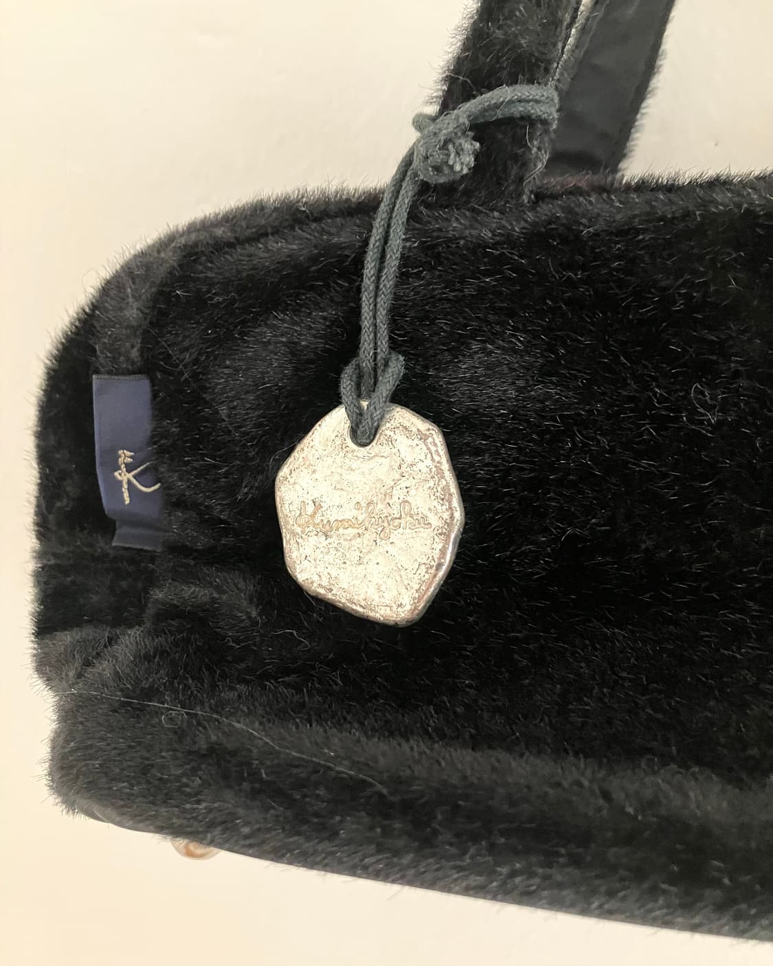 블랙 미니 퍼 백 상품이미지5