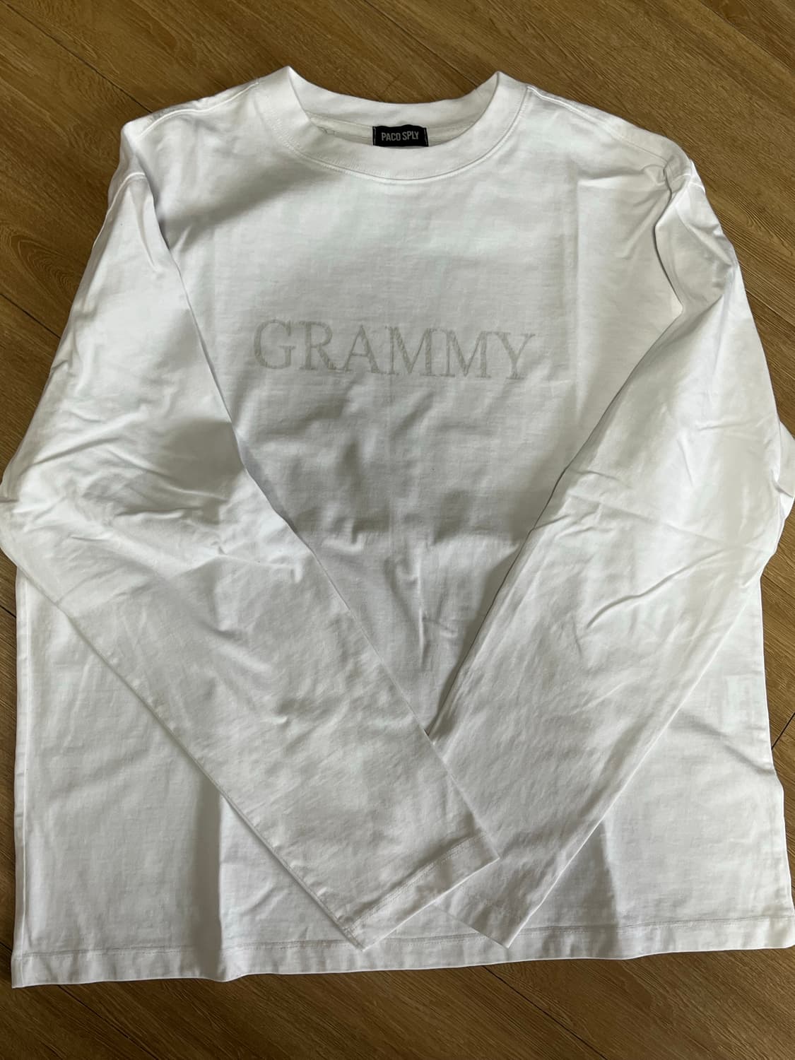 파코서플라이 그래미 롱슬리브 2사이즈 화이트 상품이미지2