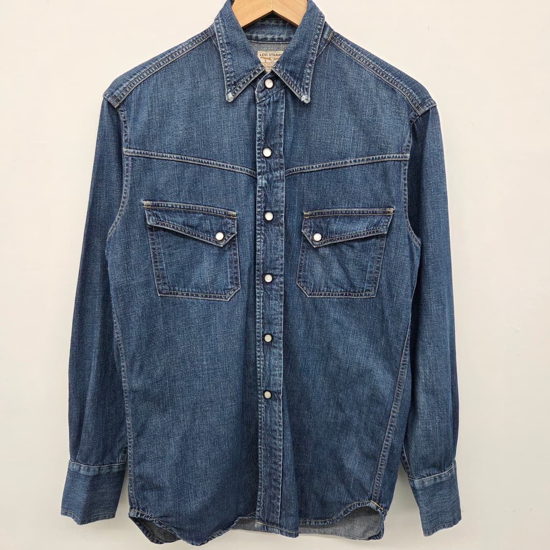 리바이스 데님 웨스턴 셔츠 남M 상품이미지2