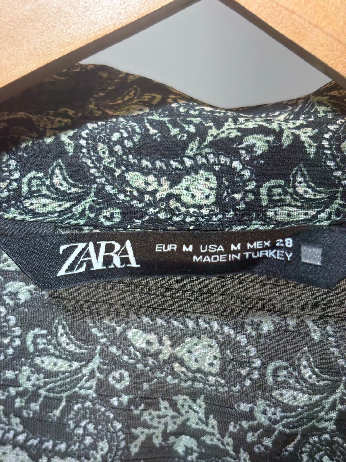 zara 페이즐리 빈티지 무드 블라우스 상품이미지3