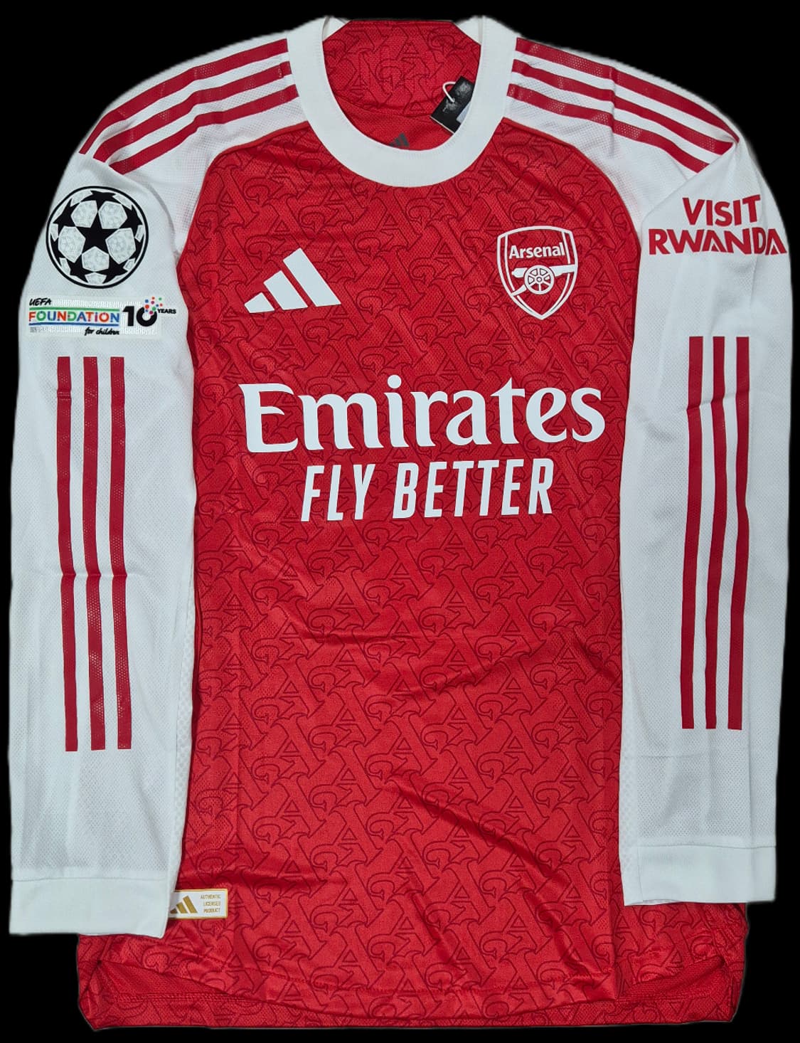 25-26 아스날 홈 마르티넬리 긴팔 유니폼 L사이즈 어센틱버전  상품이미지2