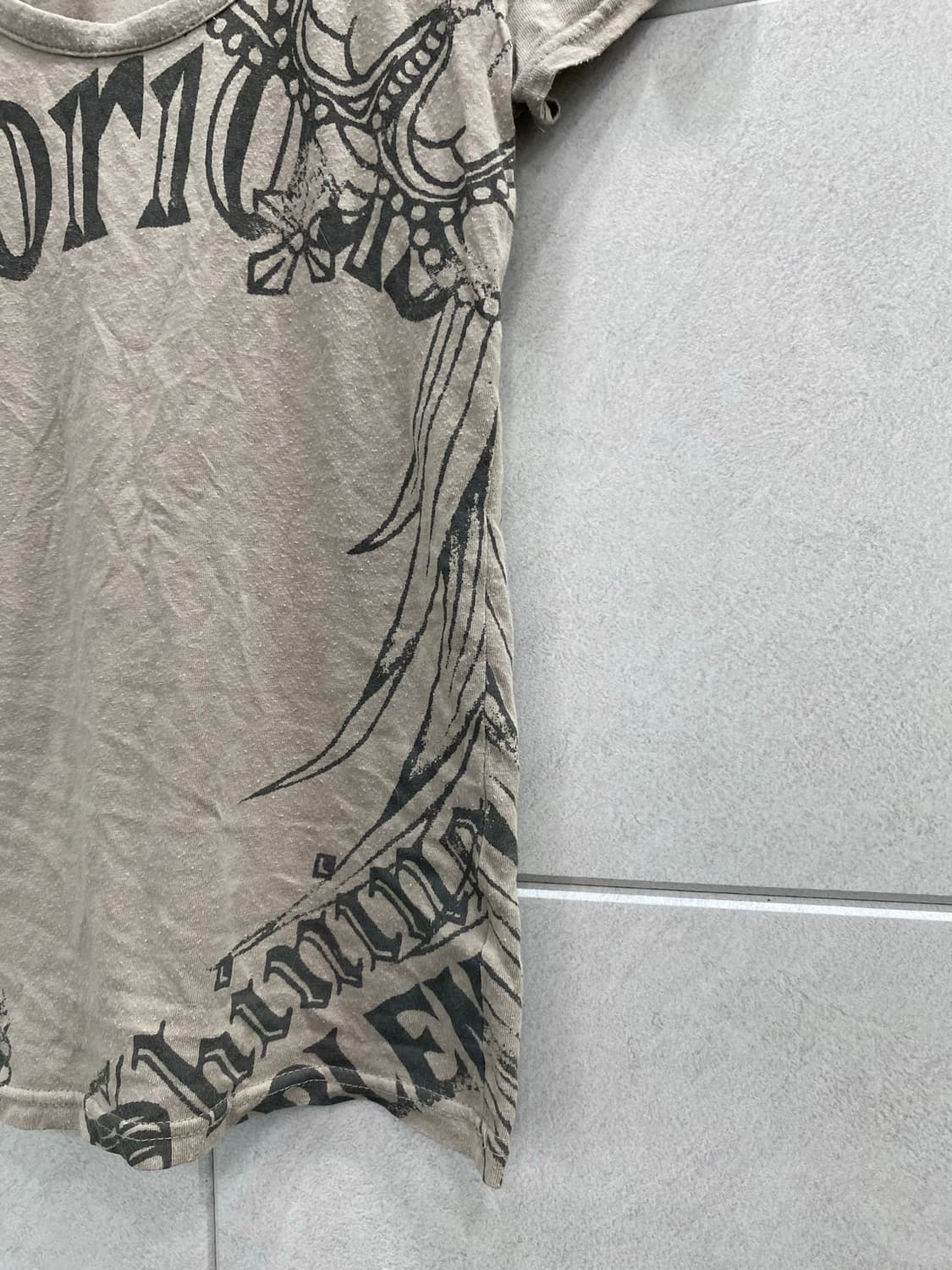[GLITZ]2000s Glitz Print Slim Fit Top 상품이미지6