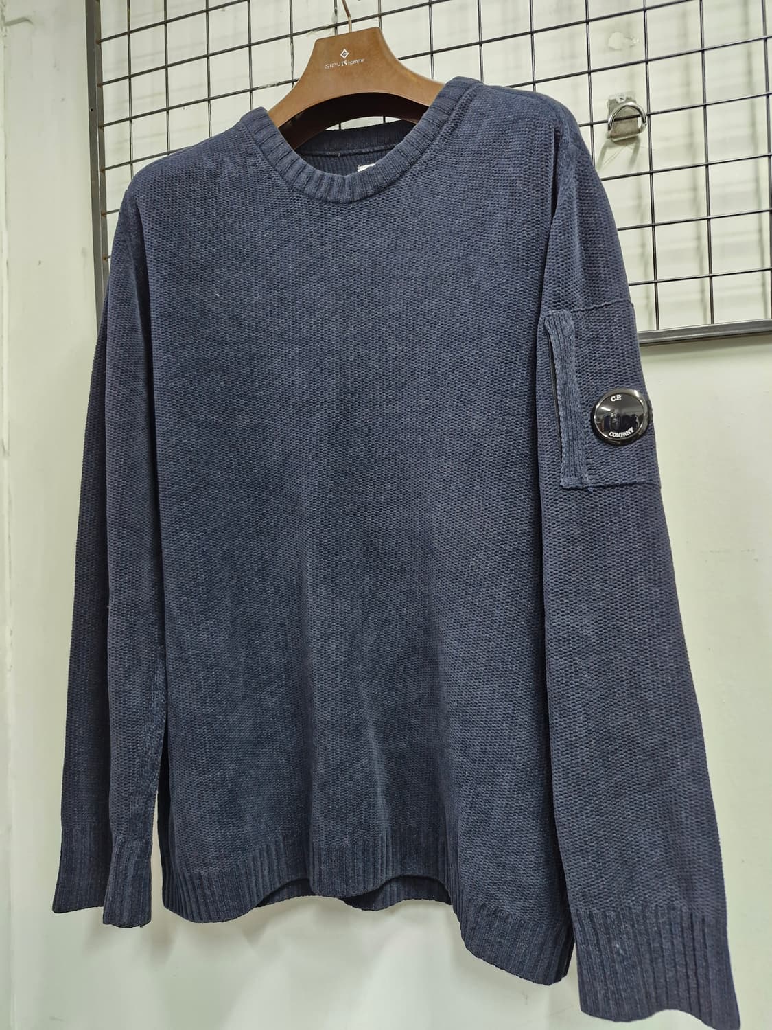 110XXL CP컴퍼니 네이비 렌즈와펜 니트 스웨터  상품이미지3