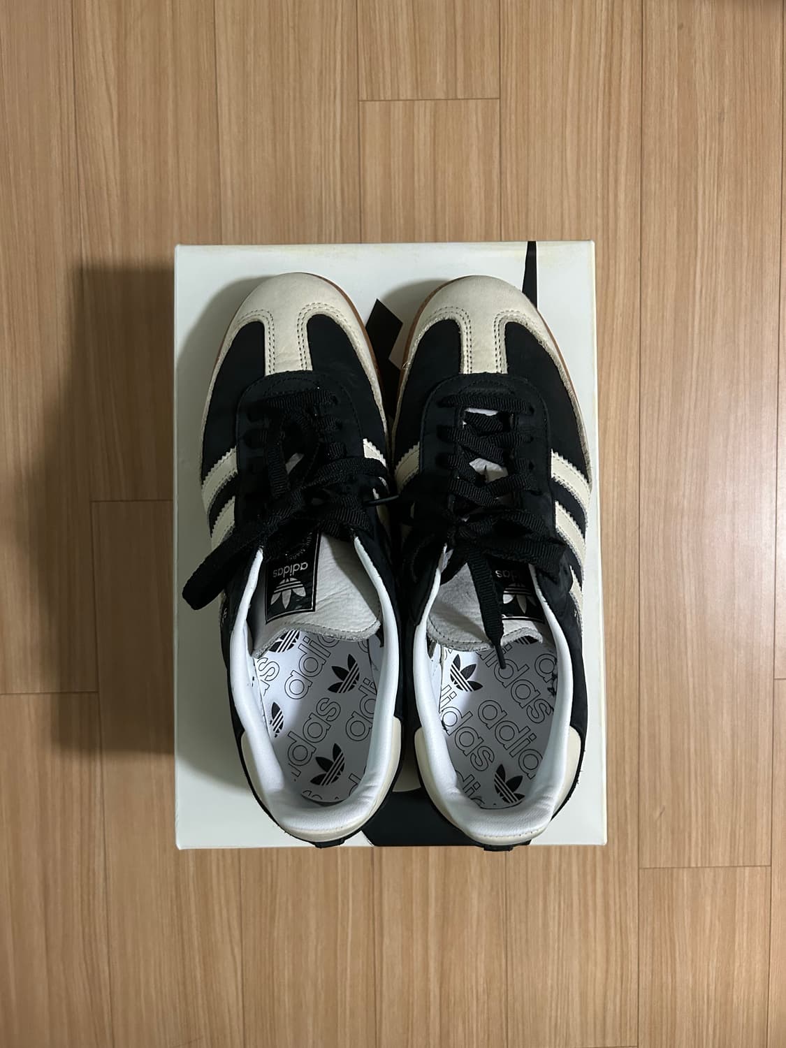 당일배송) (W) 아디다스 삼바 OG 코어 블랙 원더 화이트 상품이미지1