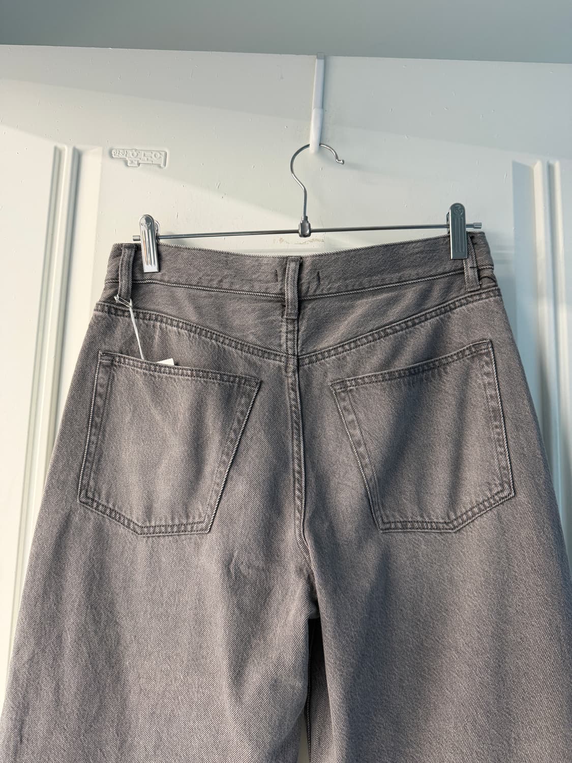 일본빈티지 그레이 데님 와이드팬츠  상품이미지8