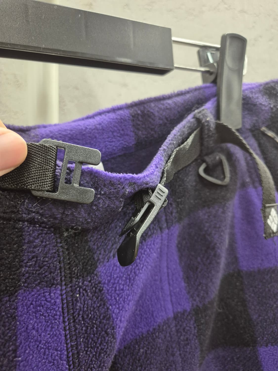 컬럼비아 체크 플리스 반바지 L 상품이미지7