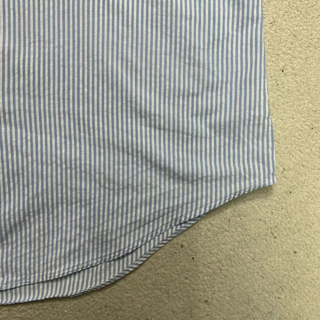 RALPH LAUREN 스트라이프 셔츠 스카이블루 S 상품이미지4
