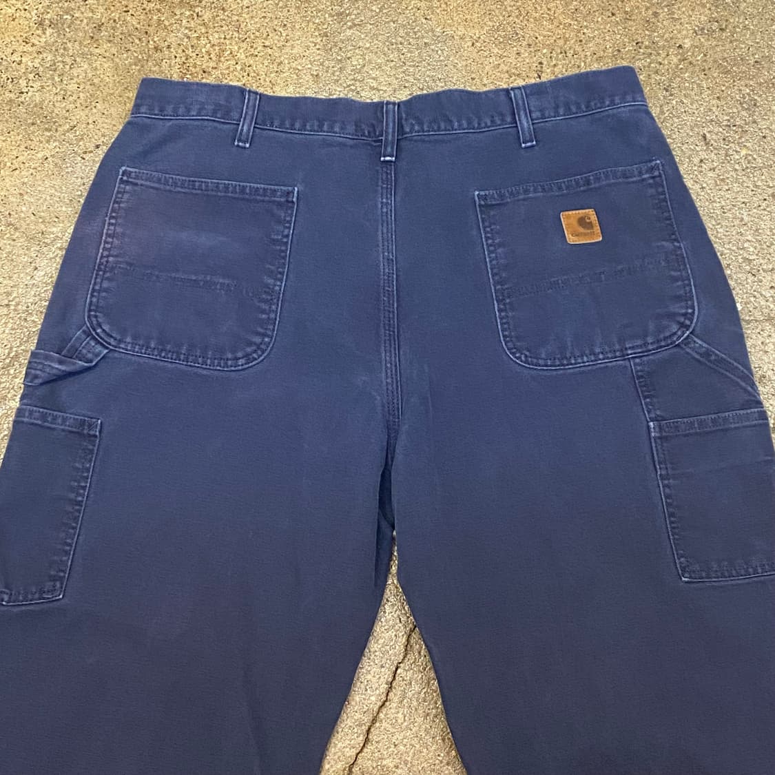 칼하트 네이비 싱글니 워크팬츠 상품이미지6