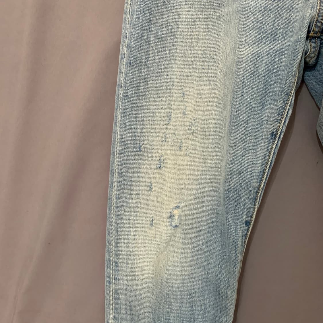 26인치 리바이스 501 데미지 디스트로이드 데님 청바지 상품이미지4