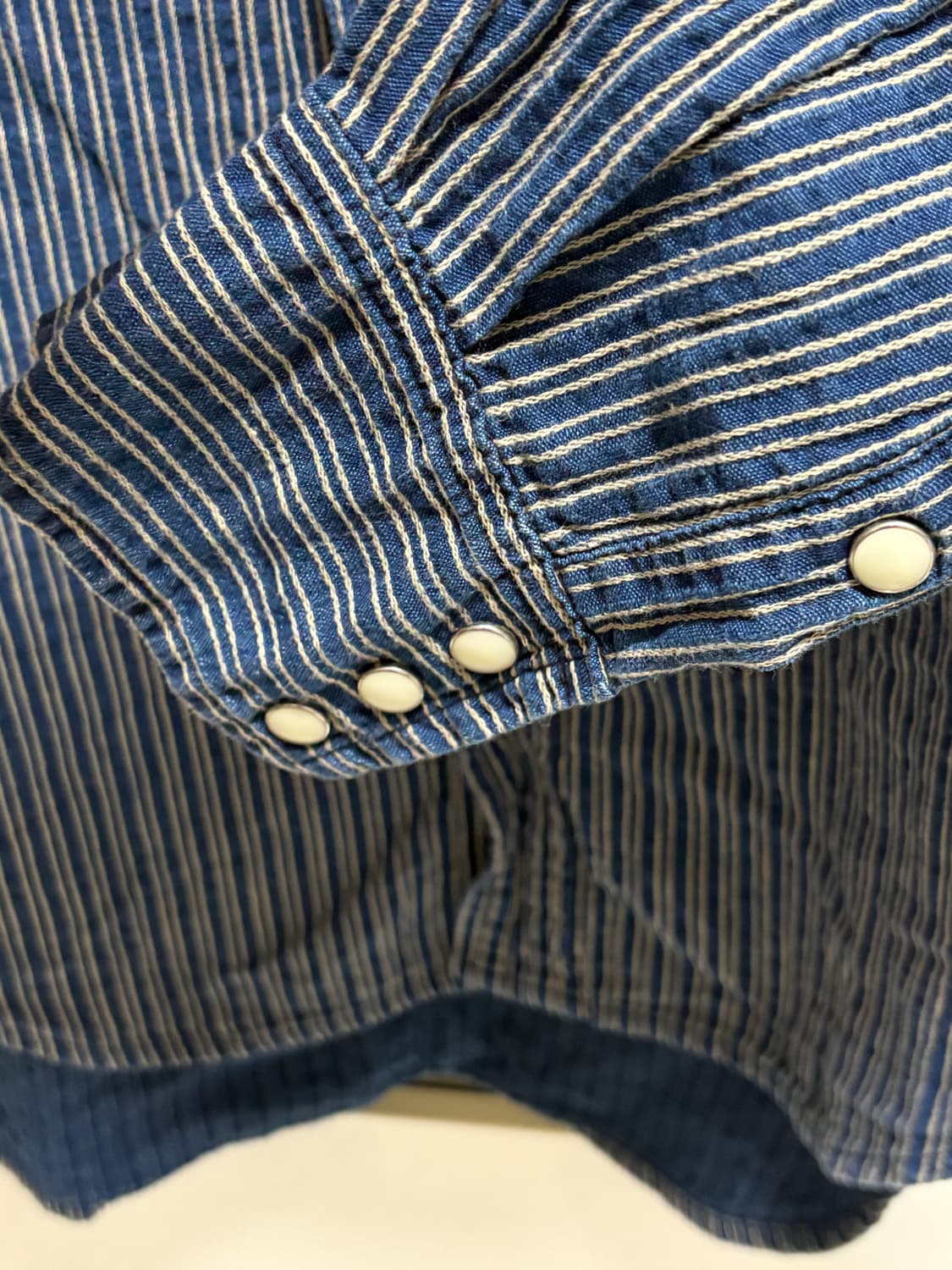 Kapital 스트라이프 셔츠(사이즈3, L) 상품이미지4