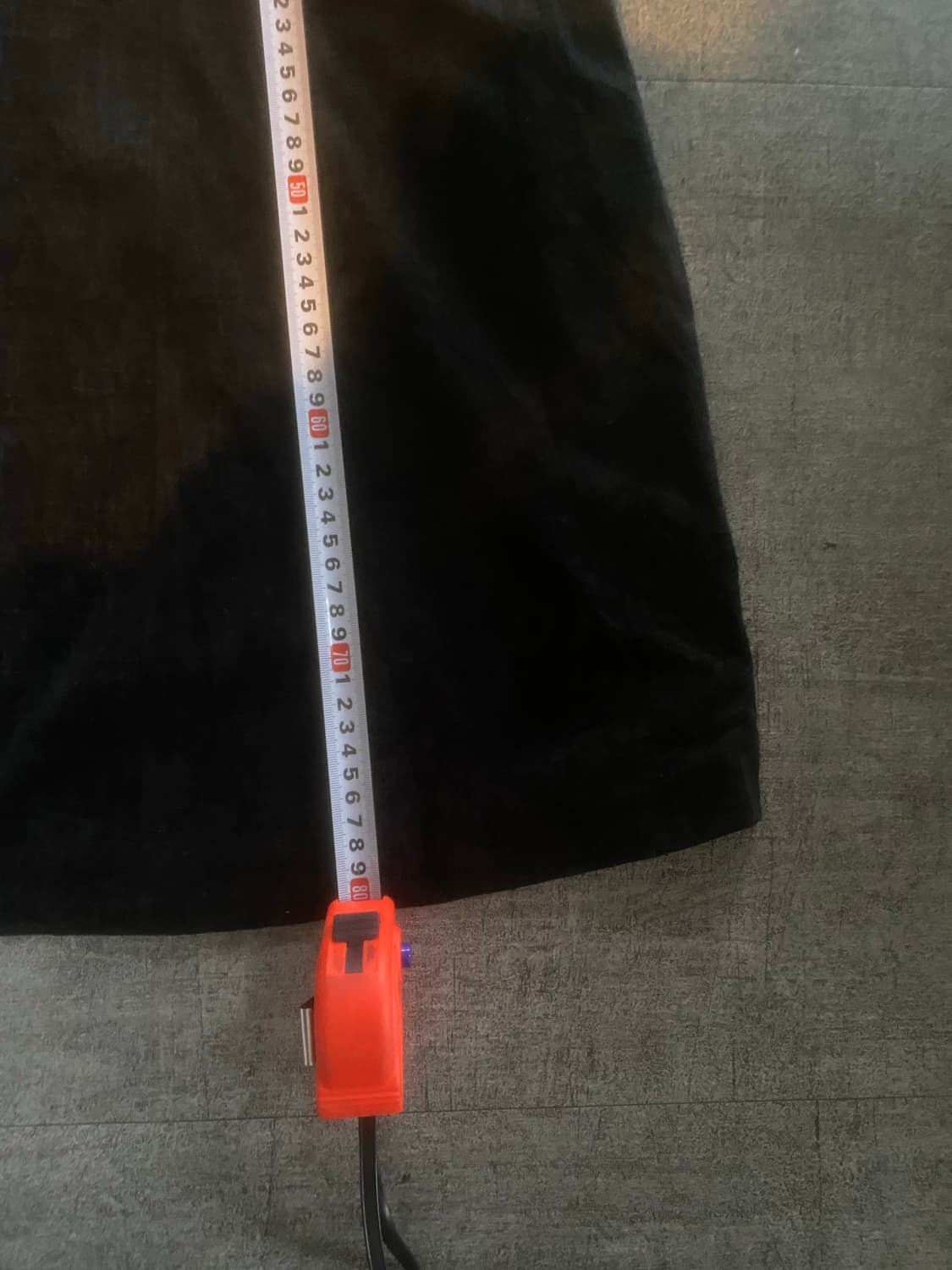 일본빈티지 Haveanicetrip 하구미모리걸바선생 보헤미안벨벳스커트 상품이미지4