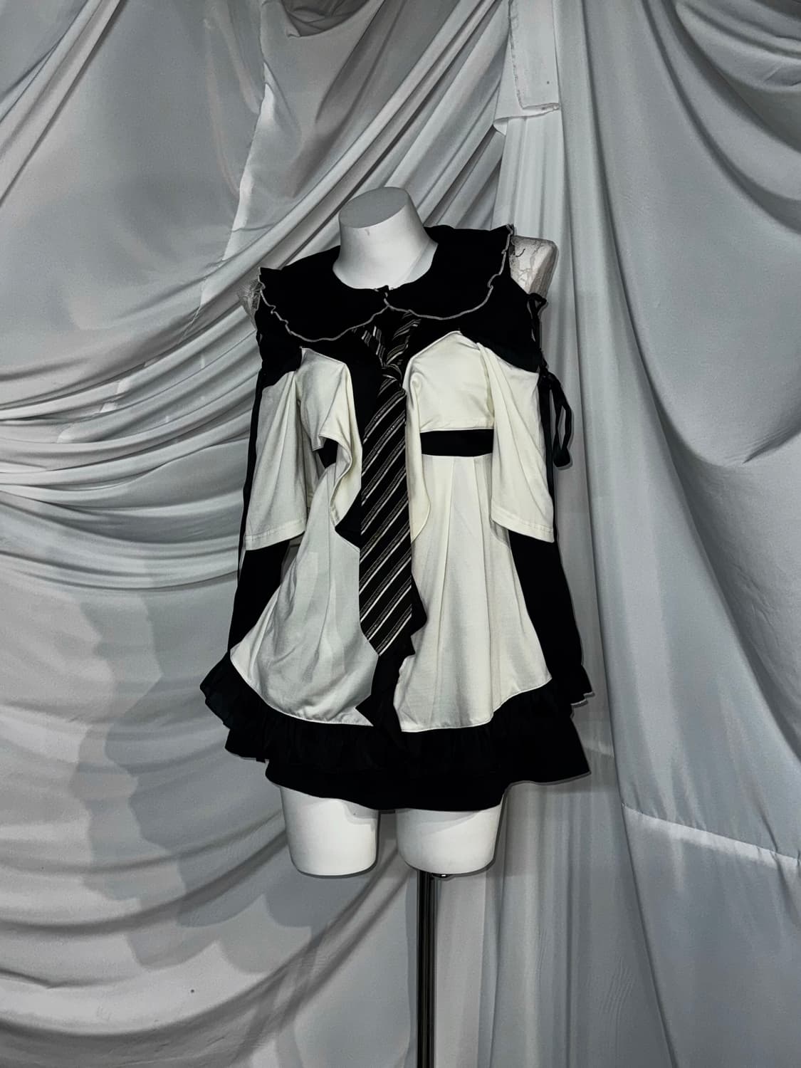 Mars 마즈 세라깔 데일리 블랙로리 고스고딕 코디세트 상품이미지6