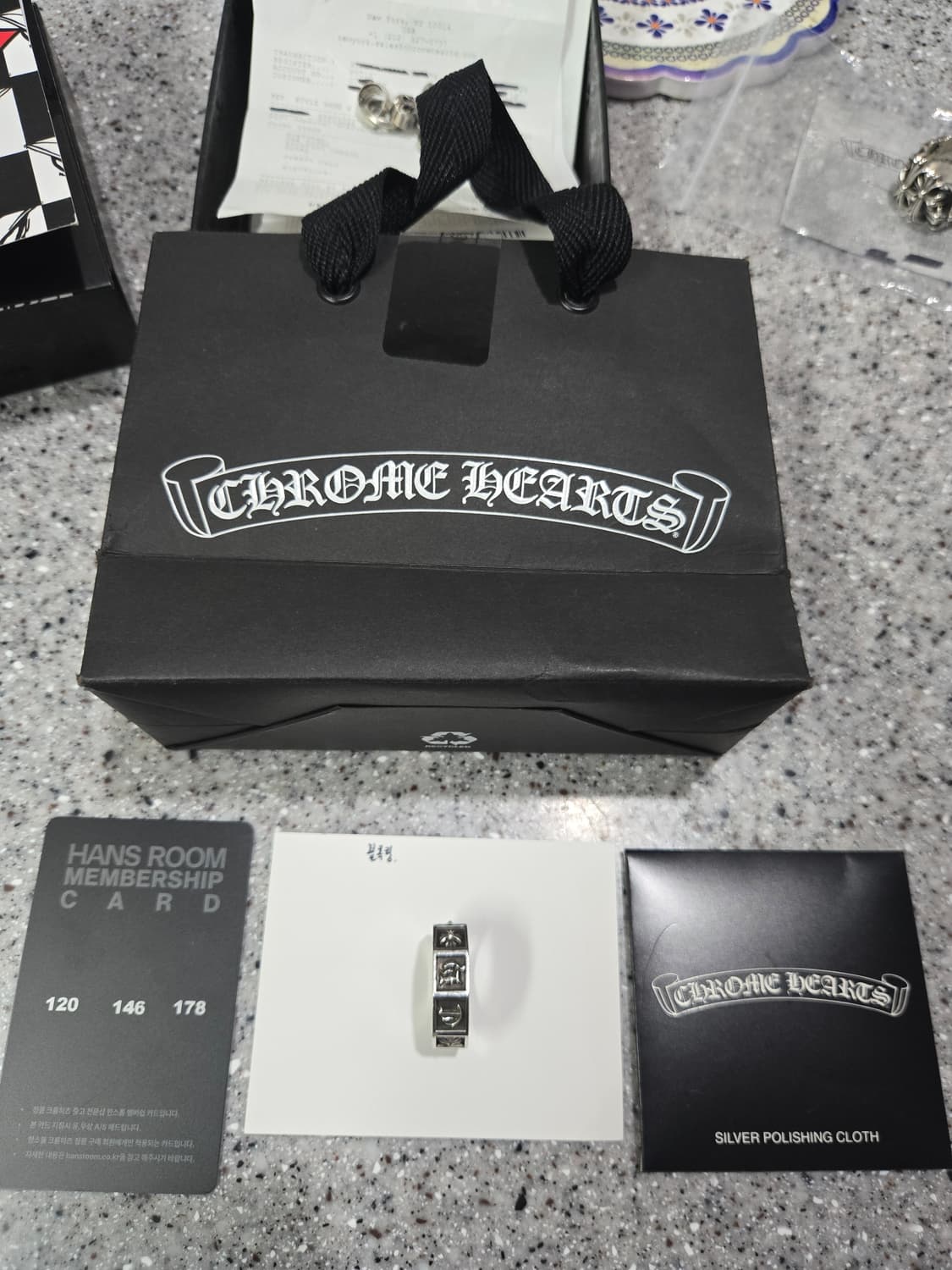 크롬하츠 블록링 정품  상품이미지1